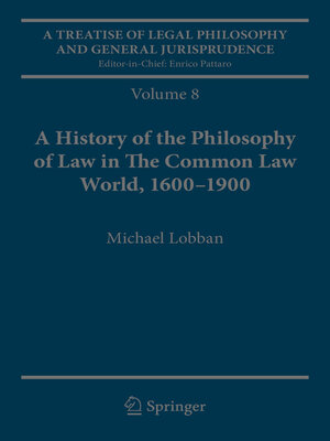 cover image of A Treatise of Legal Philosophy and General Jurisprudence, Volume 8